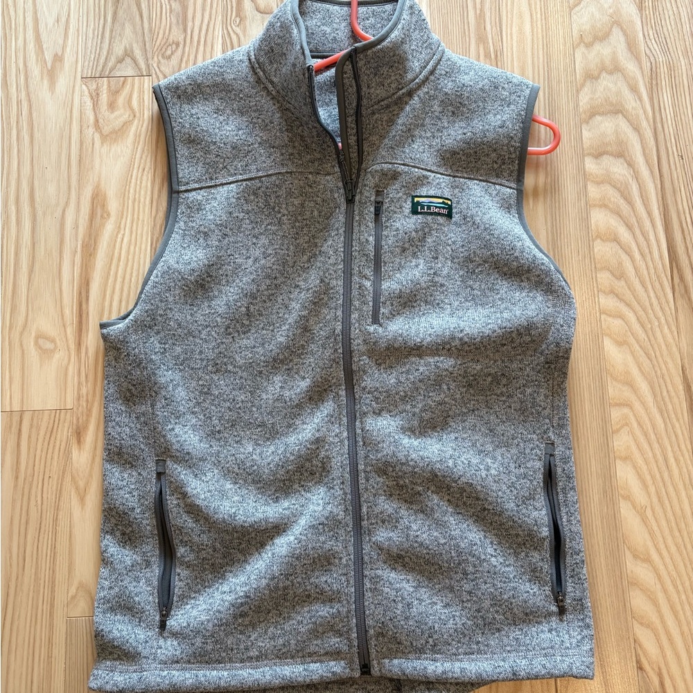 L.L.Bean Gray Fleece Vest